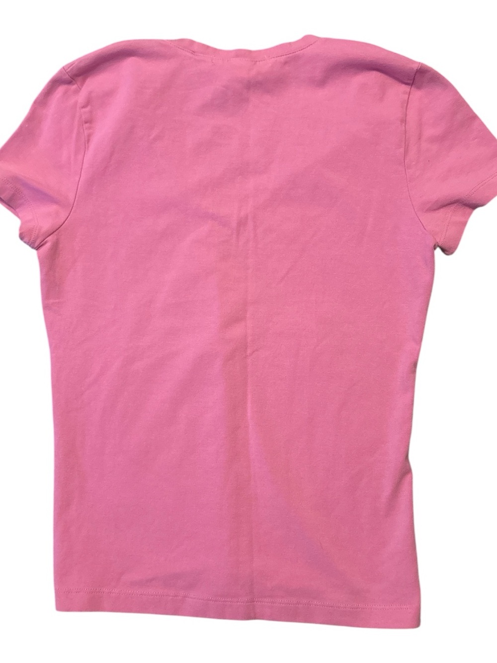 GAP Cotton Pink V-Neck Stretch Tee - Picture 2 of 4
